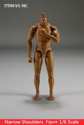 Very Hot 1:6 Scale Basic Male Body Tan Caucasian Skin Tone VH-V1NC 