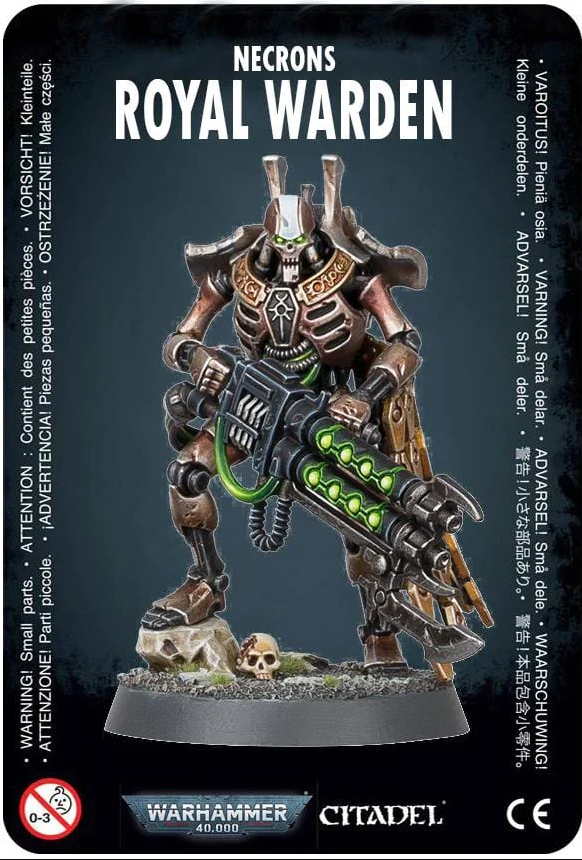 Warhammer 40k Necrons Royal Warden NEW in BOX