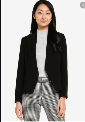 Banana republic collarless best sale blazer