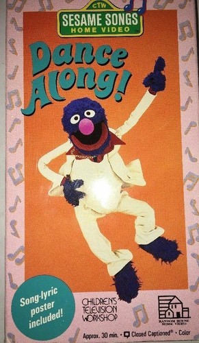 Sesame Street-Dance Along(VHS,1990)TESTED-RARE VINTAGE