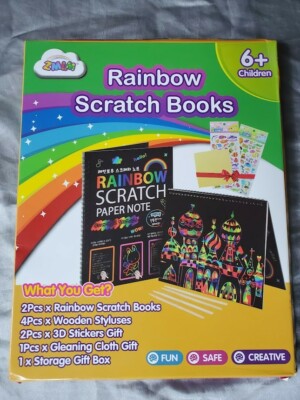    Rainbow Scratch Books