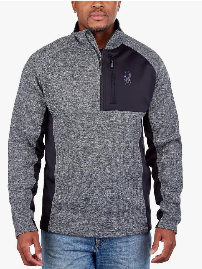 スキー Spyder Knit Panel Half Zip Pullover $109 Spyder Men's Half Zip Sweater Gait Knit Pullover Jacket