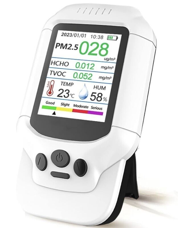 NEW Dienmern Air Quality Monitor - TVOC, PM2.5, HCHO Formaldehyde, Temp / Humid