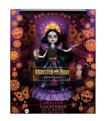 Monster High Skelita Calaveras Howliday Dia De Los Muertos Doll 2023 New