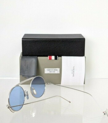 Pre-owned Dita Brand Authentic Thom Browne Sunglasses Tbs 111-02 Silver Tb111 Frame In Blue