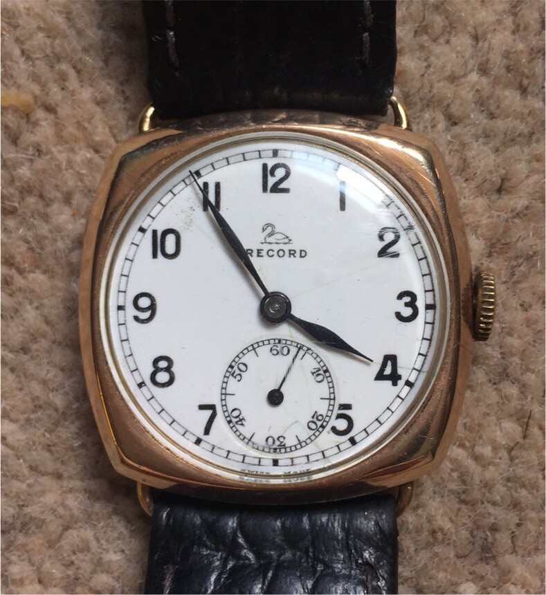 Vintage Record Gold Watch in St Neots, Cambridgeshire Gumtree