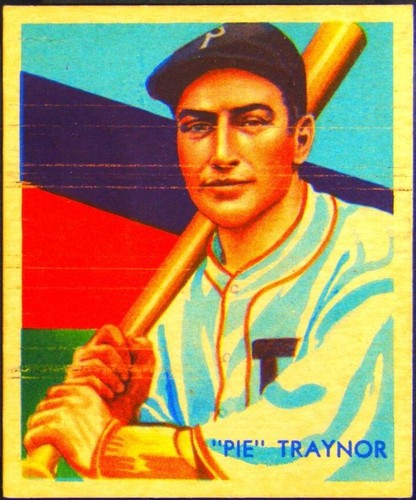 1934-36 National Chicle Diamond Stars - Pie Traynor #99