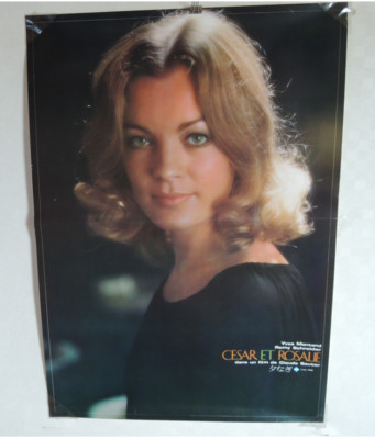 Romy Schneider CESAR ET ROSALIE original movie POSTER JAPAN B2  