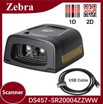 Zebra DS457-SR20004ZZWW 1D 2D Fixed Mount Standard Range Barcode Scanner