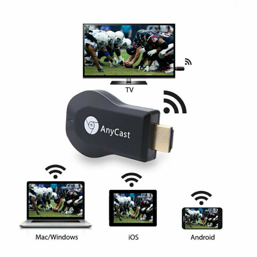 AnyCast 1080p M4 Plus WiFi HD HDMI Media Player Streamer TV Cast Dongle Stick US