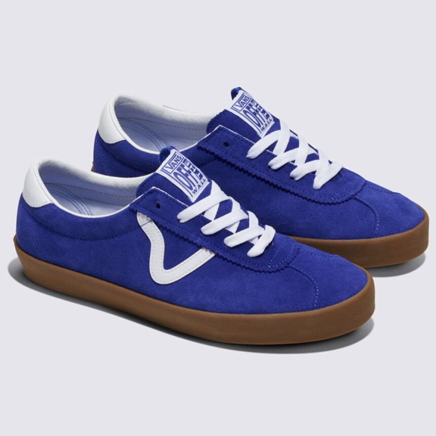 スニーカー ^VANS^ Sports Low Track Sports Blue VN000CTDCJF1 Vans Track Sport Low Suede Skate Sneakers Shoes Blue