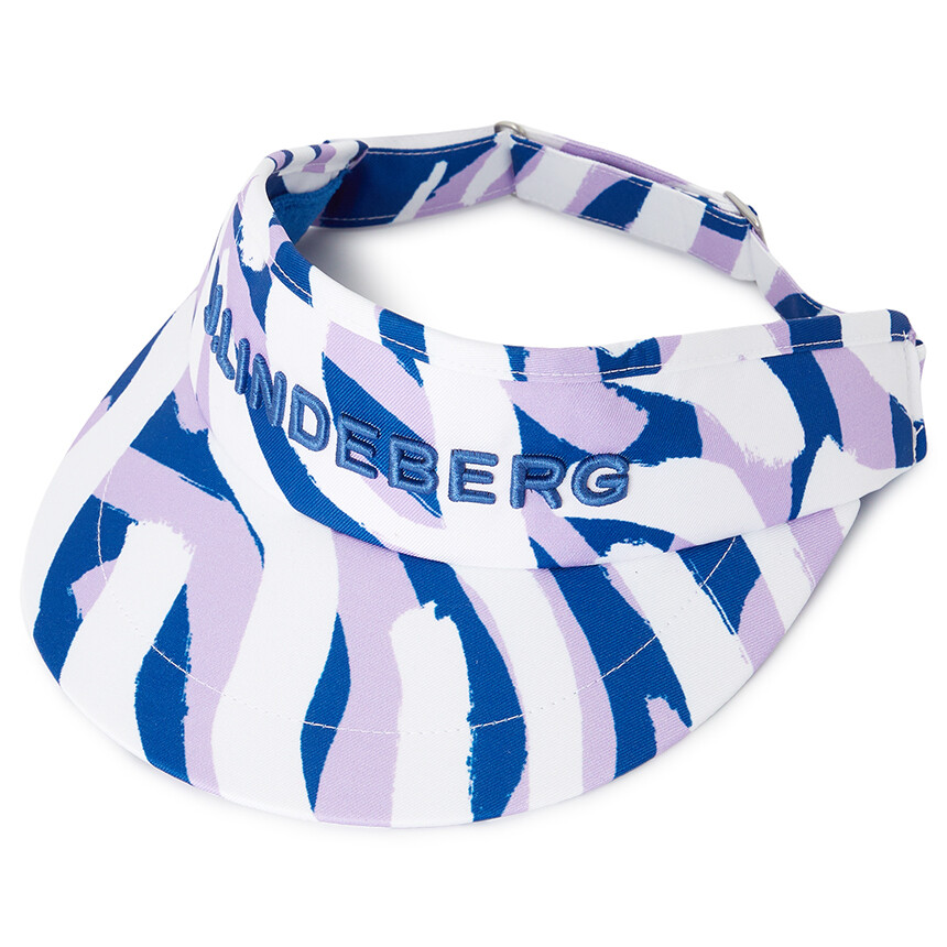 New J.LINDBERG VIKTOR PRINT VISOR GMAC08517-Q279 PURPLE GOLF VISOR UNISEX