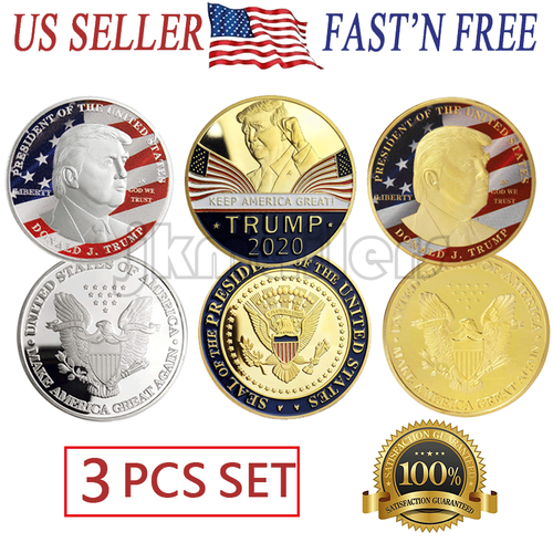 Donald Trump 2020 Challenge Coin Keep America Great President Commemorative coin