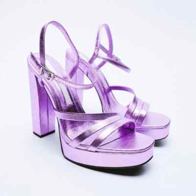 【美品】 StretchePole PEERAGE Zara Women's Wide Width Peep Toe Slingback with