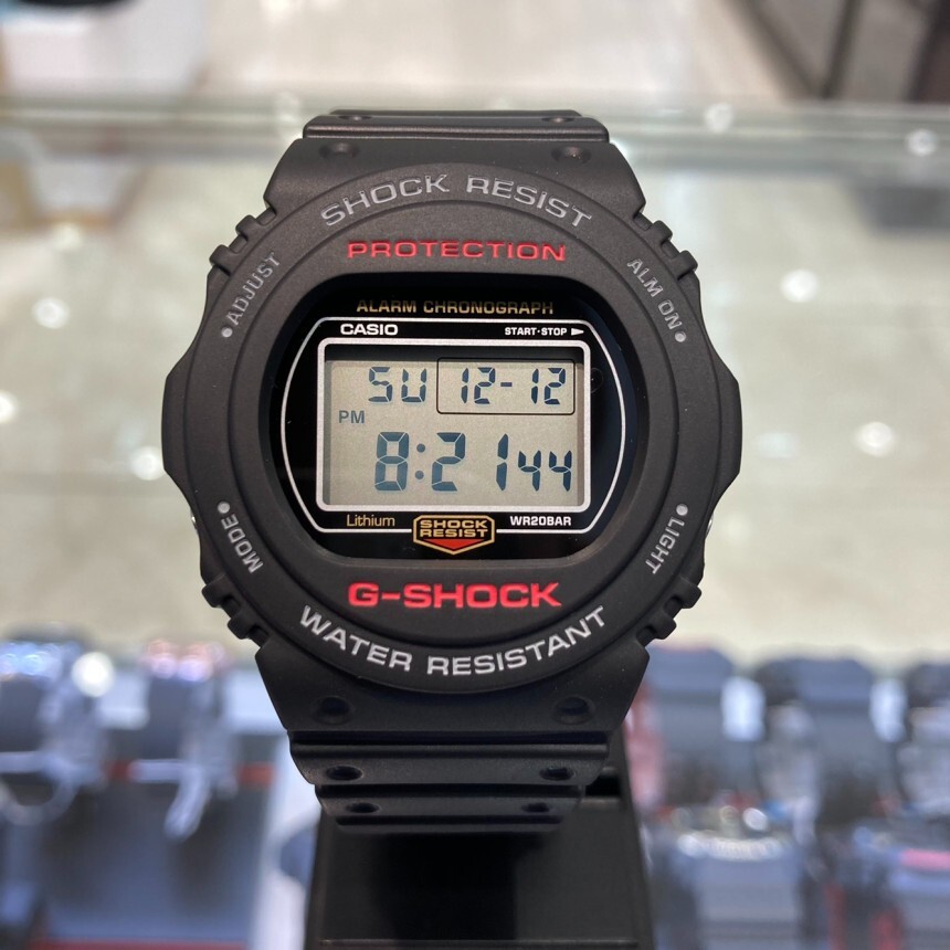 Casio G-Shock Resin Strap Men Watch DW-5750E-1DR Original