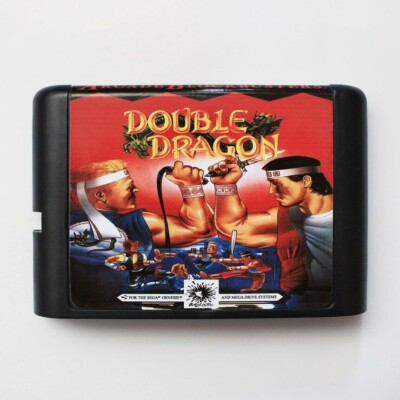 Double Dragon Game Cartridge 16 Bit Game Card For Sega Mega Drive & Sega Genesis