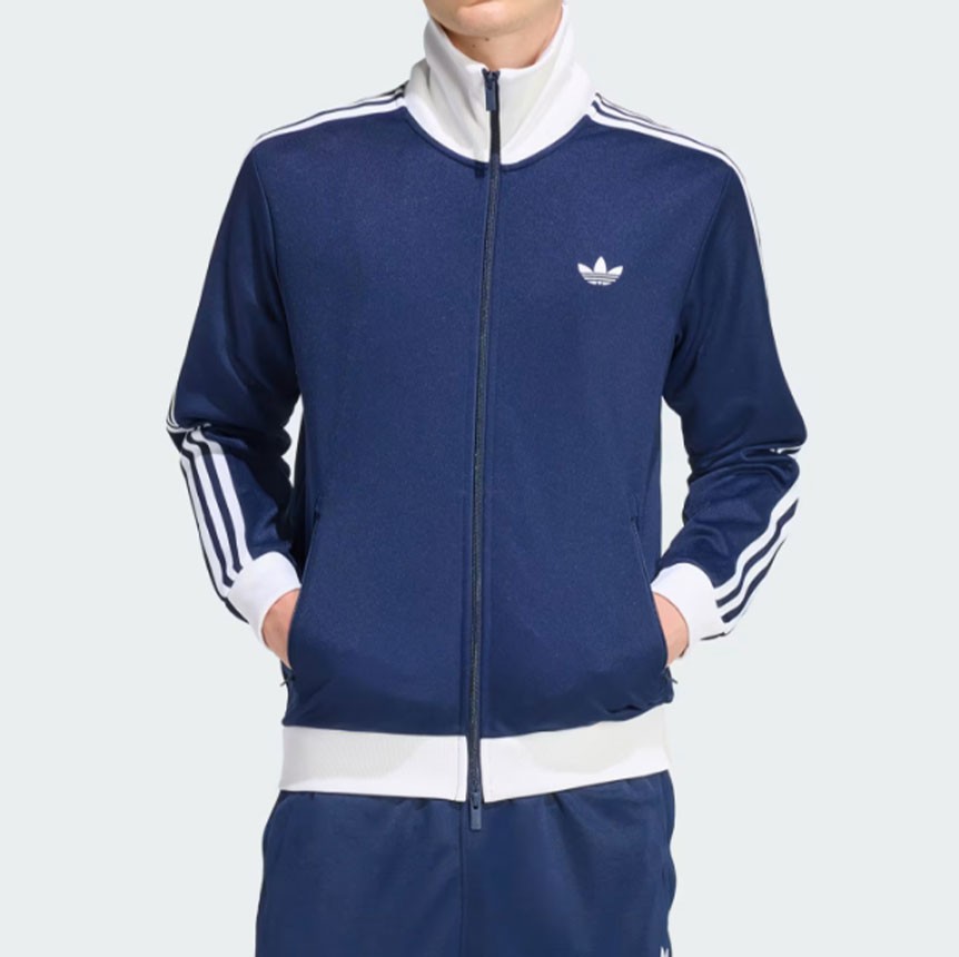 Adidas Originals Mens CLASSIC TRACKTOP JACKET KE3526 Night Indigo ASIAN FIT