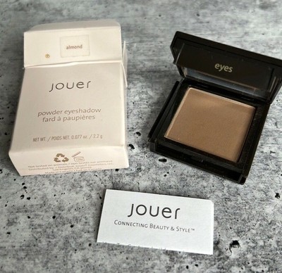 Jouer powder eyeshadow in Almond with Vitamin E