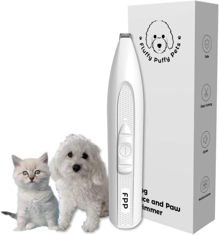 - Dog Face and Paw Trimmer - Clippers for Grooming Ear Eyes 