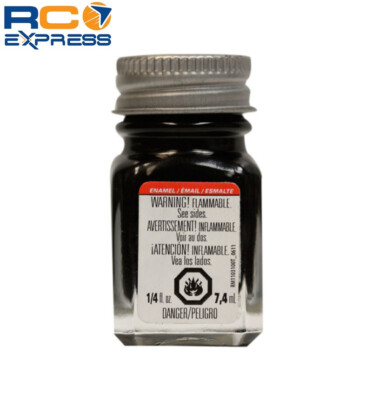 Testors Enamel 1/4 Oz Gloss Black TES1147TT