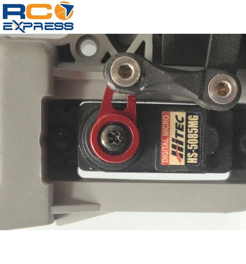 Hot Racing Aluminum Servo Horn 24t 1/16 Traxxas (Red) VXS24SH02