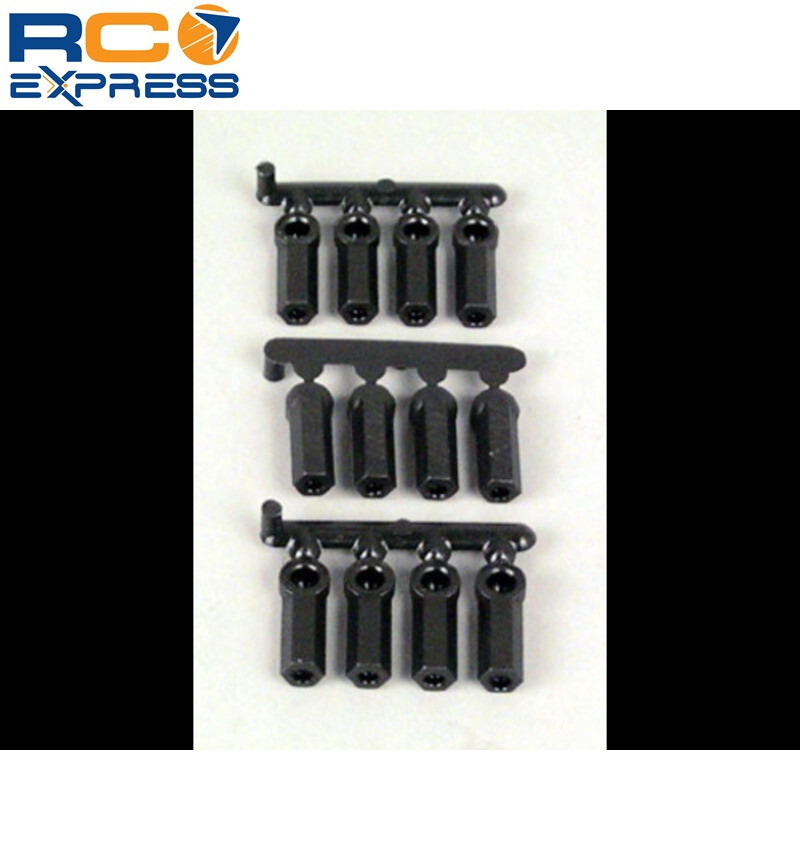 RPM R/C Products 4-40 HD Rod Ends Black: Losi / Associated RPM73372