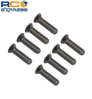 Hot Racing stainless steel M4x16mm Low Profile flat head cap screws AON331FH