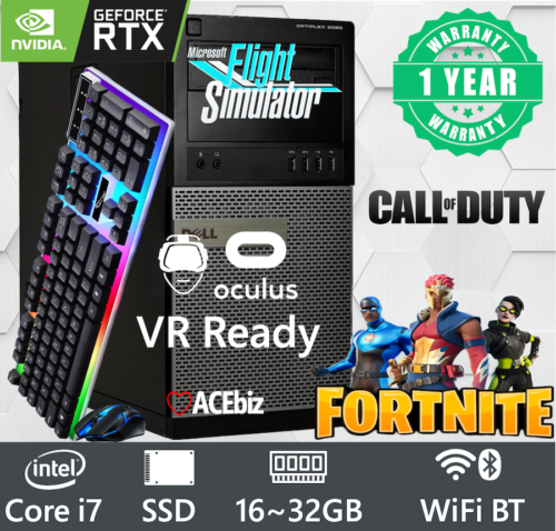 Gaming PC i7 SSD nVidia RTX 4060 GTX 1070 1060 Desktop Computer VR Ready Gaming PC i7 SSD nVidia RTX 4060 GTX 1070 1060 Desktop Computer VR Ready