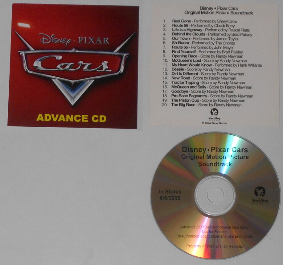 Cars Soundtrack Sheryl Crow, Chuck Berry James Taylor Randy