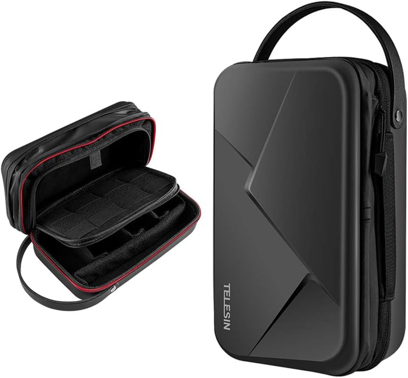 Carry Case for GoPro Max Hero 9 8 7 6 5 4 3, DJI Osmo Pocket Action, Insta360 On