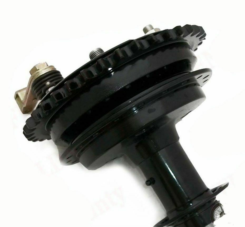 Fits Royal Enfield BSA Complete Half Width Rear Wheel Hub Brake Bearing Axle 