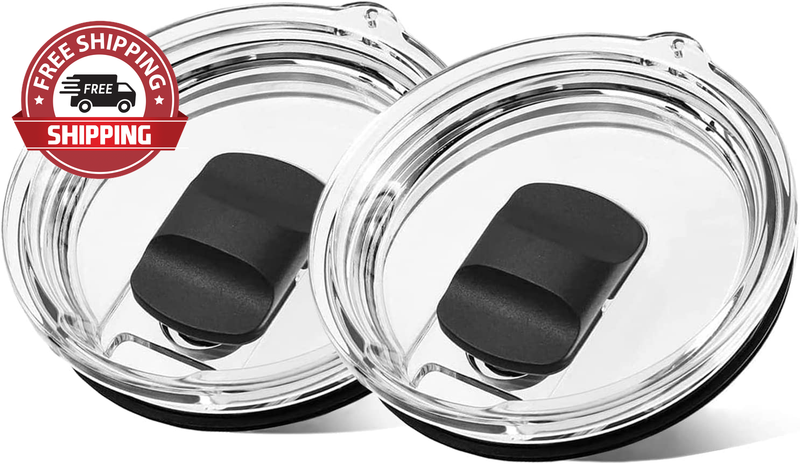 2 Pack Magnetic Tumbler Lids, 20 Oz Replacement Lids for YETI Rambler, Ozark Tra