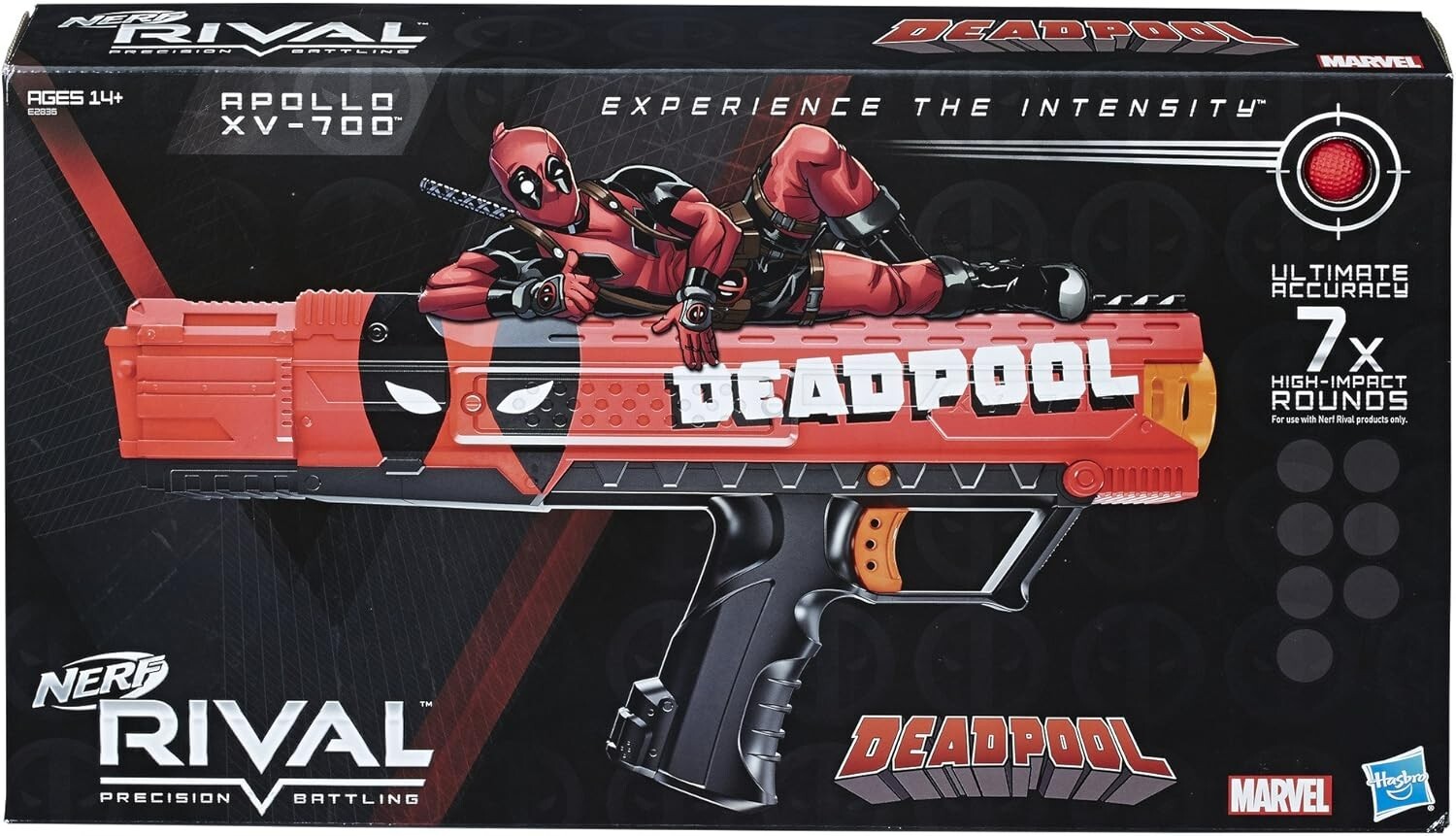 ナーフ  アポロXV-700 deadpool Nerf Rival XV-700 Apollo Special Edition Deadpool Blaster