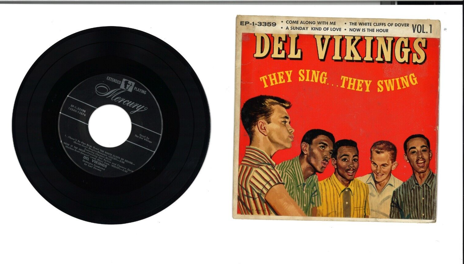 Del Vikings They SingThey Swing Vol 3 1957 45rpm EP-1