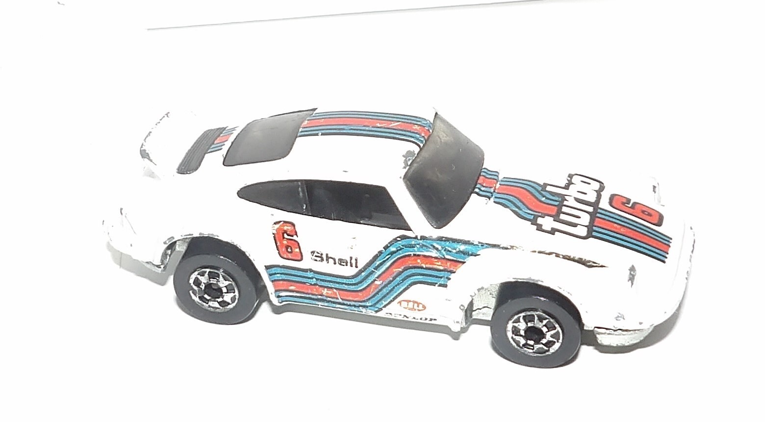 Vintage Hot Wheels 1974 - PORSCHE P-911 Turbo #6 Shell White