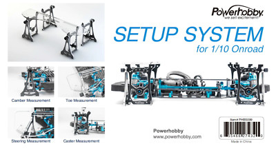 NEW Powerhobby Camber/ Toe / Steering/ Caster Measurement Setup Tool System 1/10