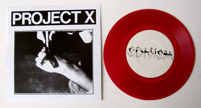 Project X - Straight Edge Revenge - NM Hardcore Punk 2005 Red Clear Reissue