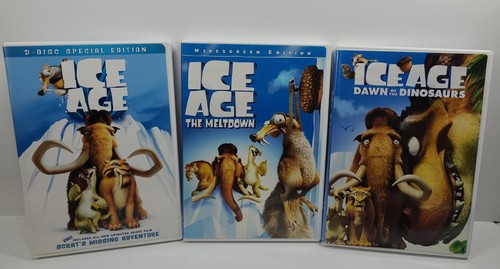 Ice Age (DVD), Ice Age 2: Meltdown (DVD), Ice Age 3: Dawn of