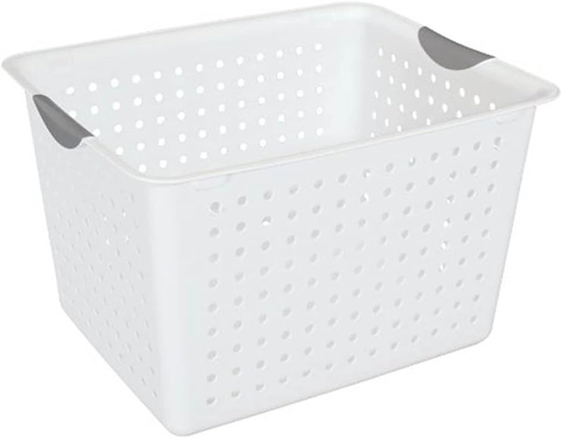 Deep Ultra Storage Basket | Plastic Organiser Bin for Clutter-Free Countertops |