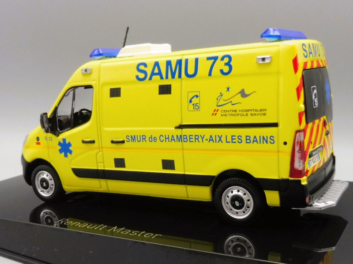 RENAULT MASTER 2014 SAMU 73 1/43 Norev 518788 AMBULANCE Krankenwagen