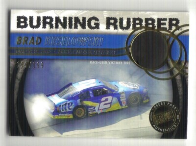 2013 Press Pass Brad Keselowski Burning Rubber Bristol Tire 199/199