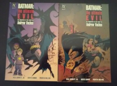 Batman: The Ultimate Evil DC Book 1 & 2 1995 1st Prints