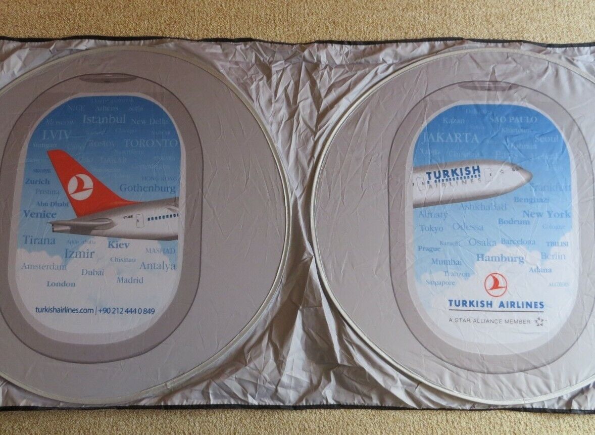 Sonnenschutz für Auto Frontscheibe von Turkish Airlines