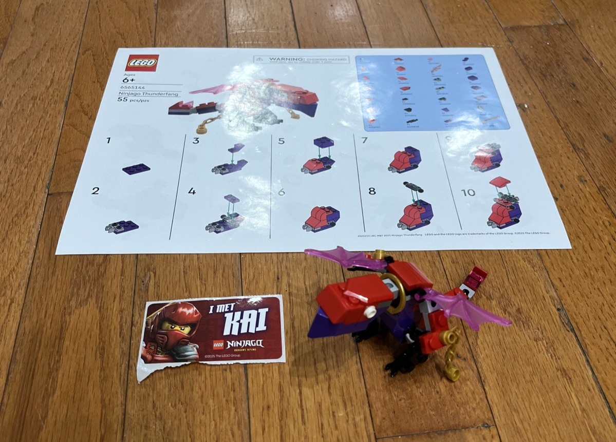 Lego Set 6565144 Ninjago Make & Take Build Thunderfang with