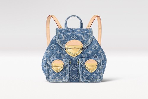 【上品デニムで可愛いピンク】Louis Vuitton バックパックVenice 上品デニム /可愛いピンク】Louis Vuitton バックバッグVenice