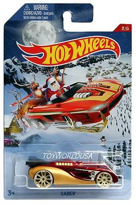 2016 Hot Wheels Holiday Hot Rods Christmas #2 Saber