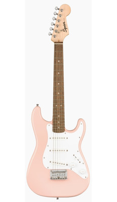 Squier Mini Stratocaster Electric Guitar - Shell Pink