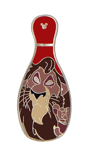 Lion King Scar Villain Bowling Pin Collection Individual Disney Trading Pin New