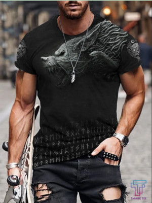 VIKING FENRIR ALL OVER 3D T- SHIRT Mother Day Gift Best Price All Over Print