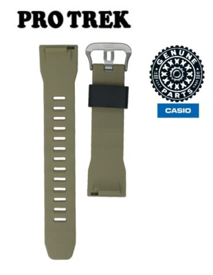 CASIO PRO TREK Ersatzgürtel beige PRG-30,PRW-30,PRW-50 mit Federteilen